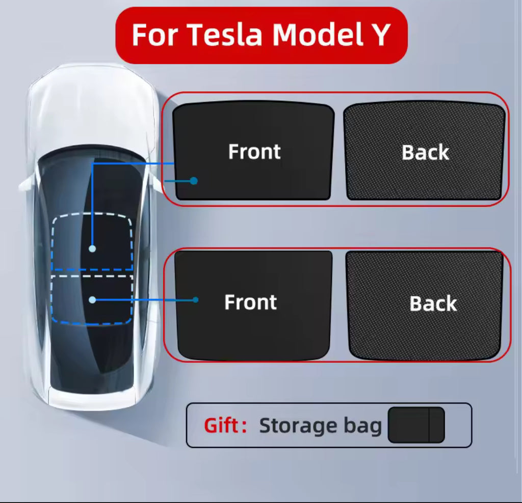 Pare soleil toit tesla modèle y et modèle 3 highland