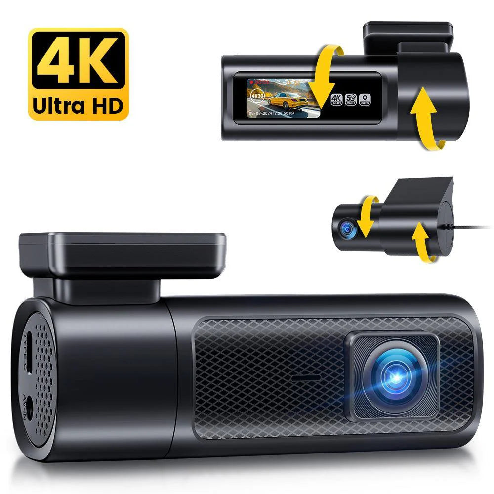 DASHCAM 2 OBJECTIF 4k HDR VISION NOCTURNE+ 2,5k SONY STARVIS + CARTE 64gb offerte + CÂBLE MODE PARKING ! 139€ttc !!
