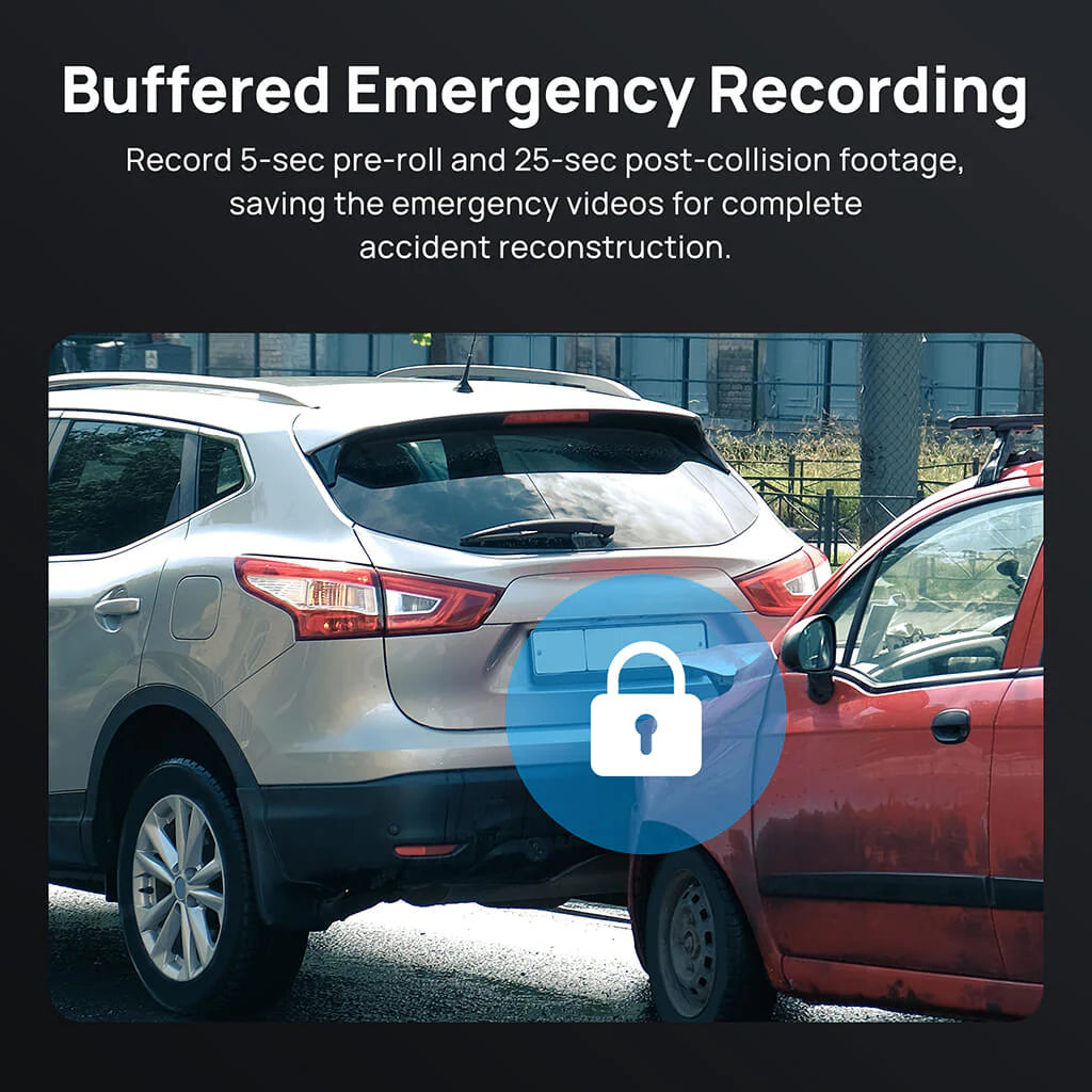 Pack complet AVANT / ARIERE + vue à distance !70mai Dash Cam A510 2.7K HD with Sony STARVIS 2, 4G LTE & Dual HDR