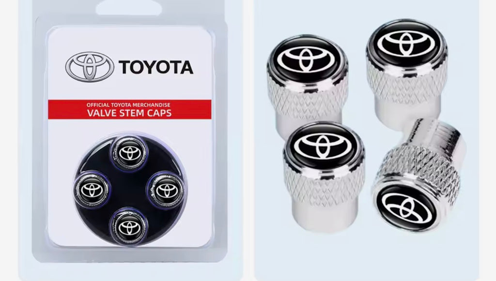 Bouchons de valves logo marque x4
