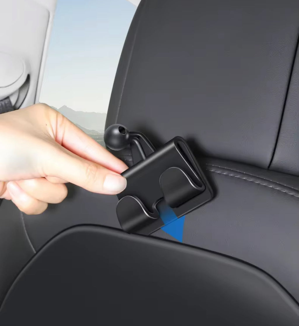 ✅ Support de tablette 360° pour appuie-tête – Spécial Tesla Model 3/Y