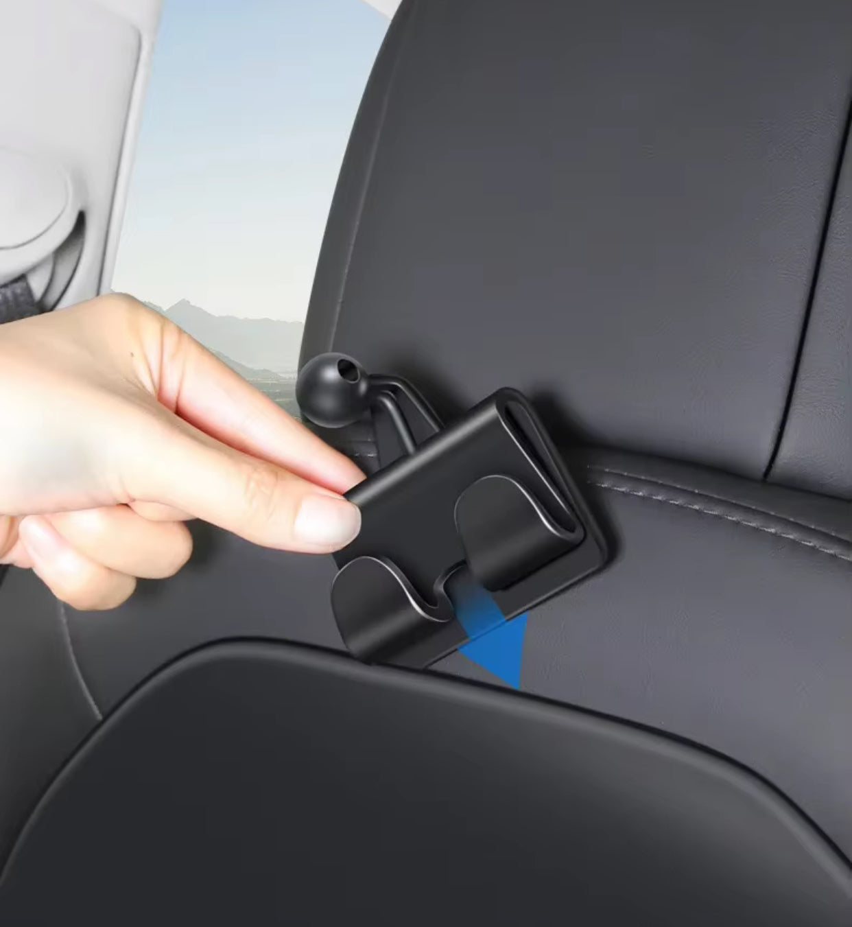 ✅ Support de tablette 360° pour appuie-tête – Spécial Tesla Model 3/Y