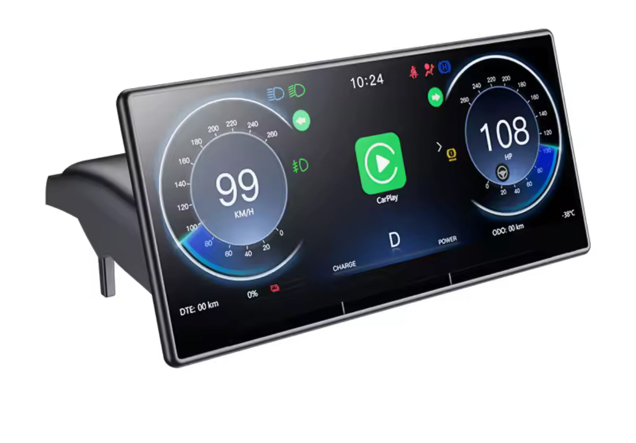 Écran Affichage Tête Haute CarPlay et android auto(HUD) avec Sortie d’Air – Compatible Tesla Model 3/Y (2016-2024 + Highland)