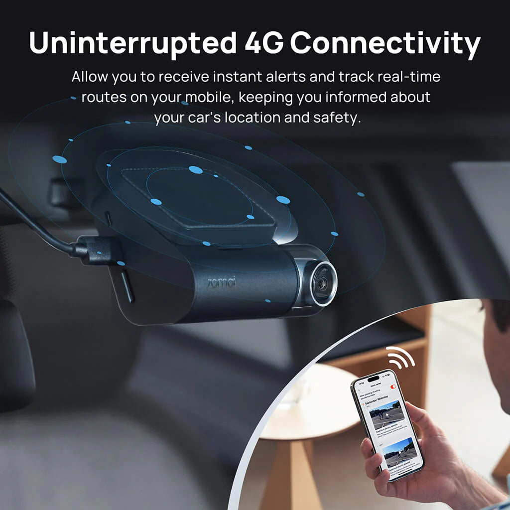 Pack complet AVANT / ARIERE + vue à distance !70mai Dash Cam A510 2.7K HD with Sony STARVIS 2, 4G LTE & Dual HDR