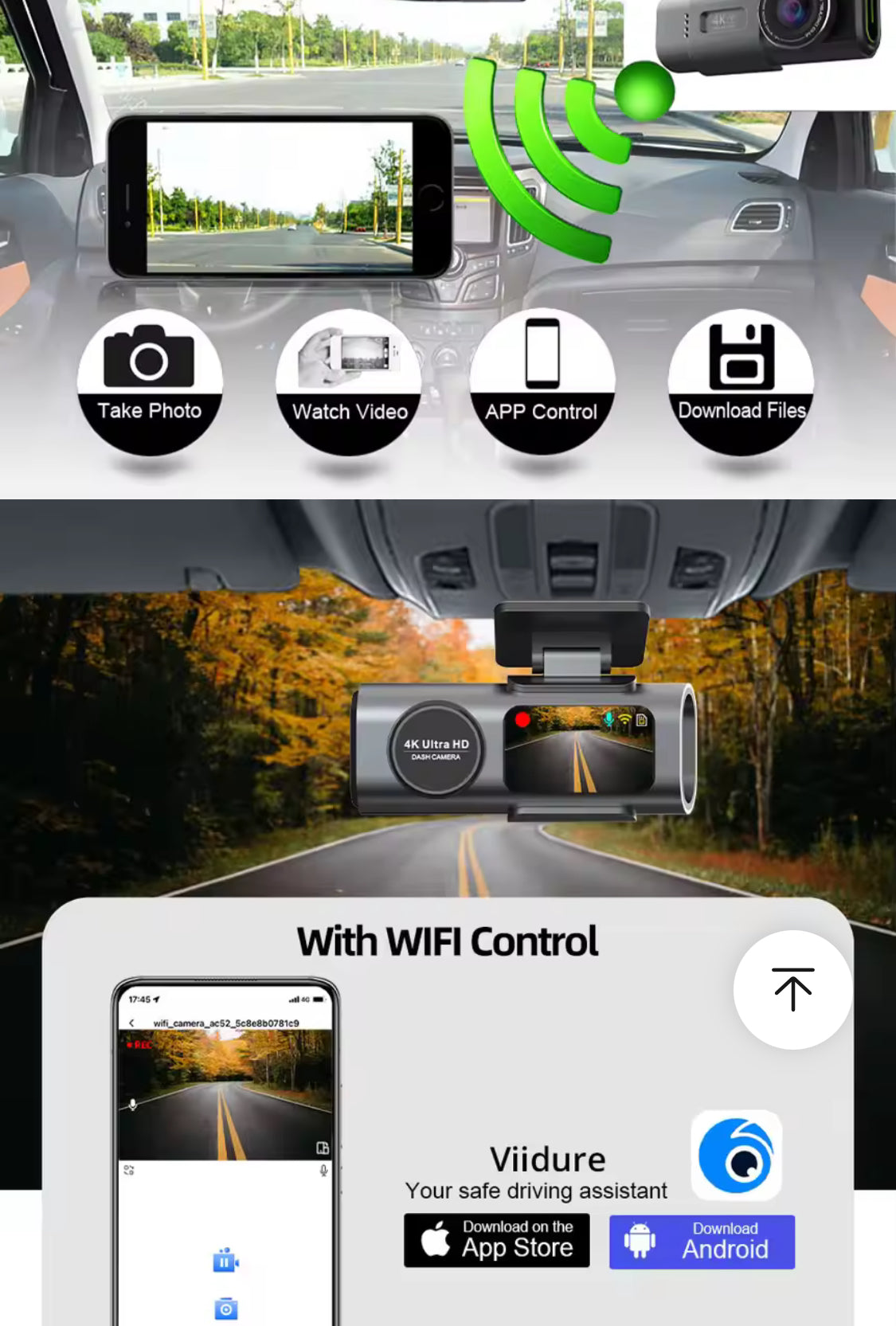 Dashcam avant 4k + Arriere 1080p sony + câblage mode parking