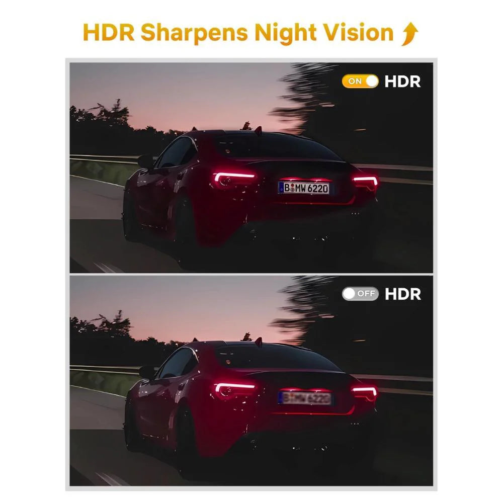 DASHCAM 2 OBJECTIF 4k HDR VISION NOCTURNE+ 2,5k SONY STARVIS + CARTE 64gb offerte !