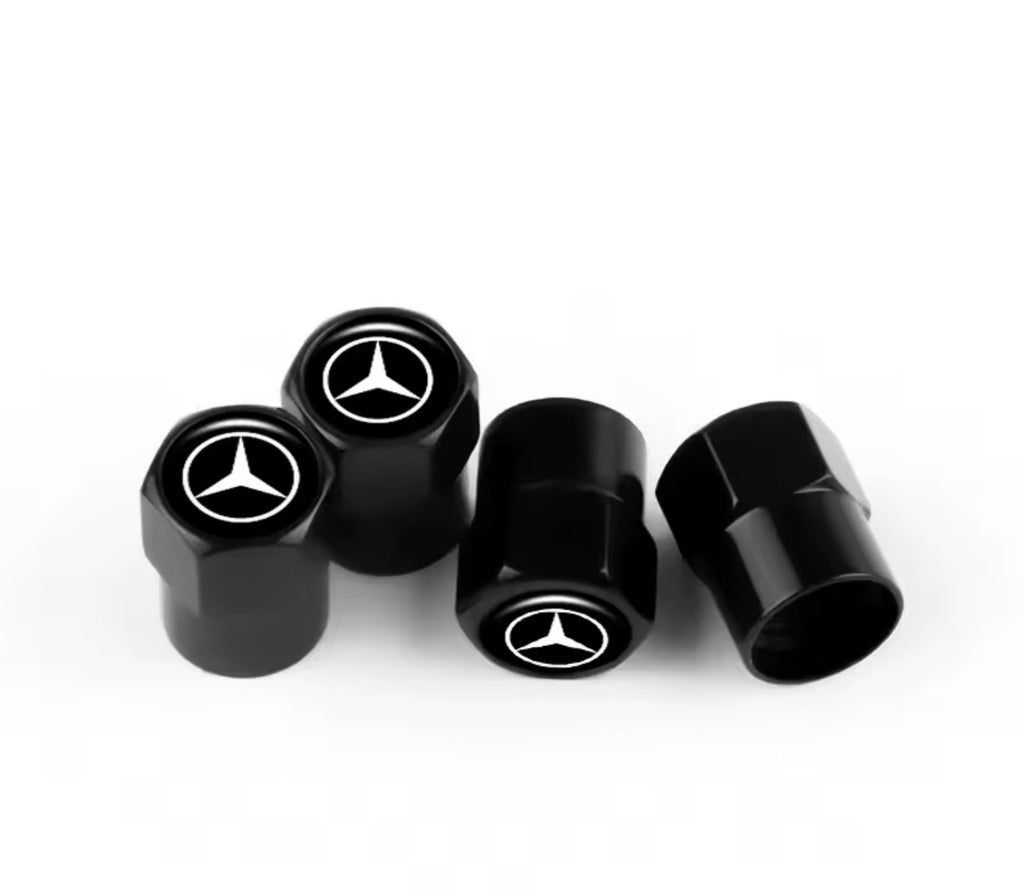 Bouchons de valves logo marque x4