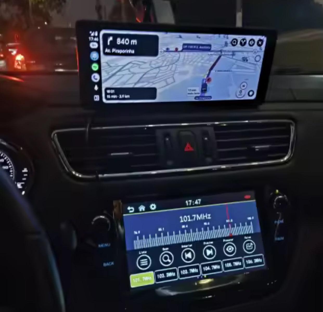 Écran Tactile CarPlay / ANDROID AUTO universel 10.25“ Garantie 2 ans SAV 🇫🇷