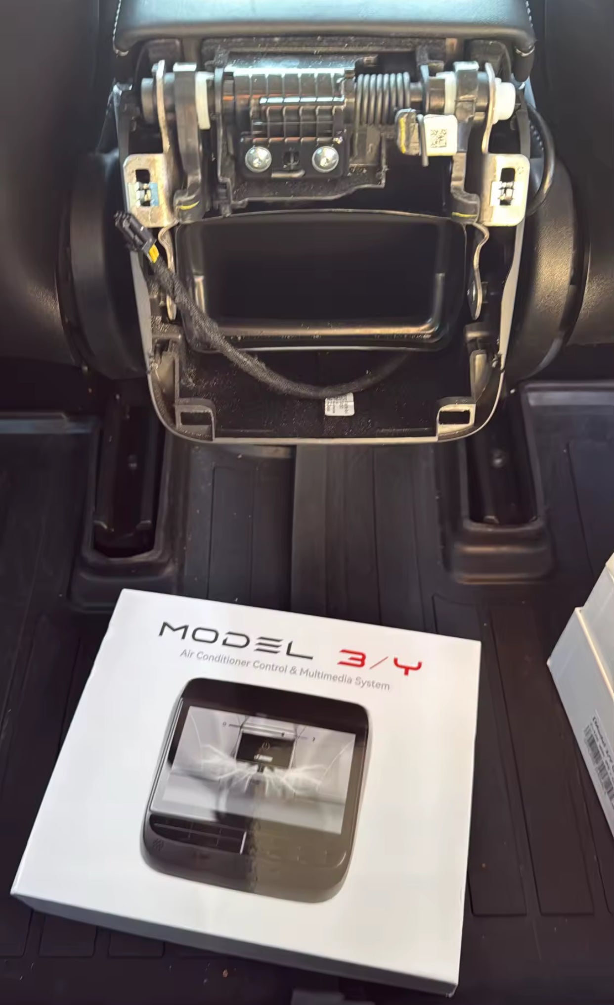 Écran de commande arrière TESLA modèle 3 et y