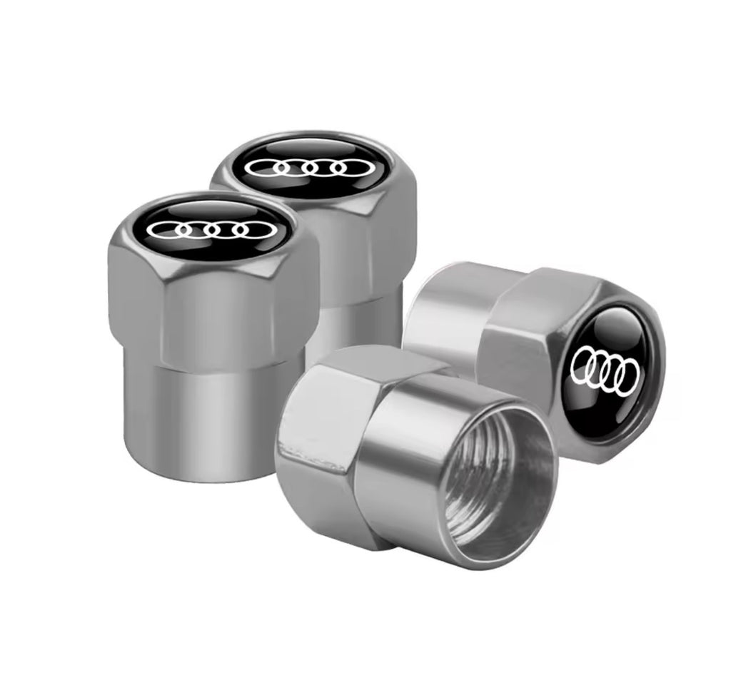 Bouchons de valves logo marque x4