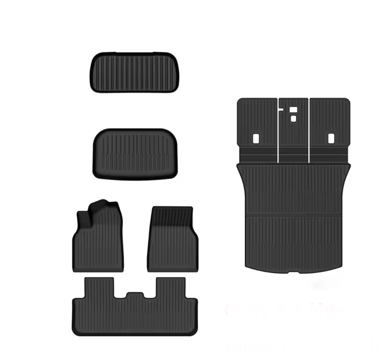 Tapis tesla 3D Y et Y Juniper avant + arrière ou 6 pièces avant + arrière + coffre + trunk et frunk