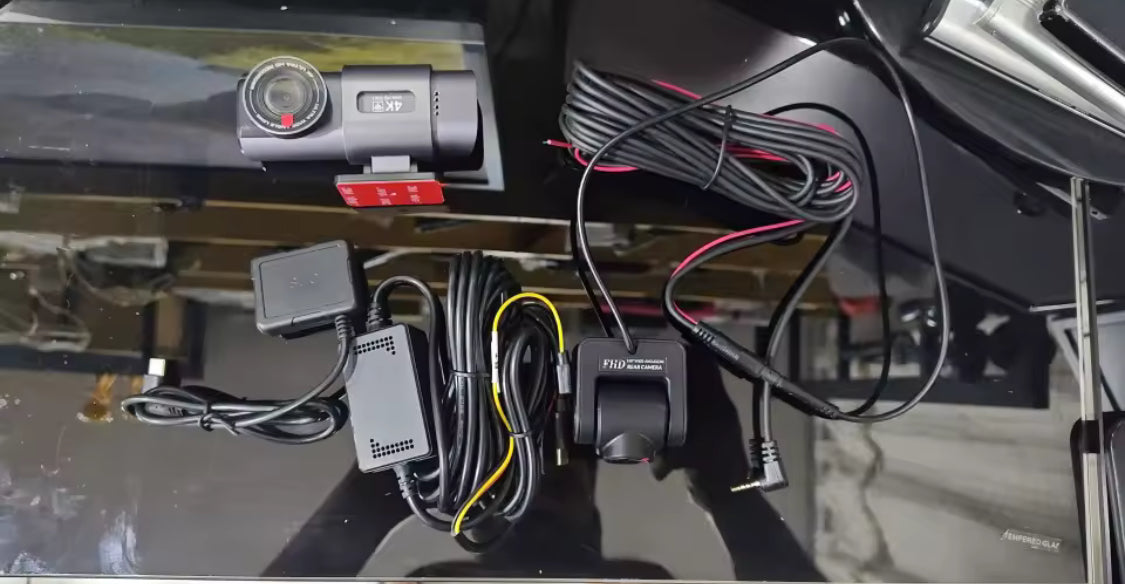 Dashcam avant 4k + Arriere 1080p sony + câblage mode parking