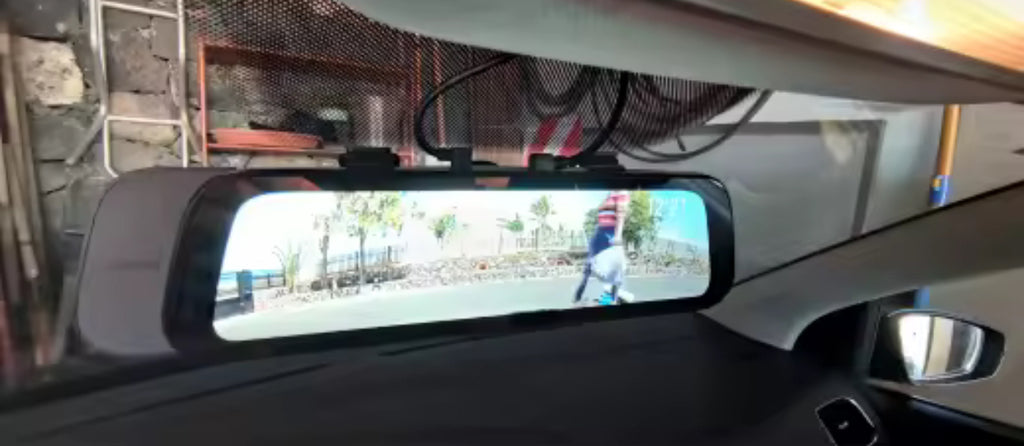 Rétroviseur Dashcam avant arrière utilitaire avec mode parking et camera recul