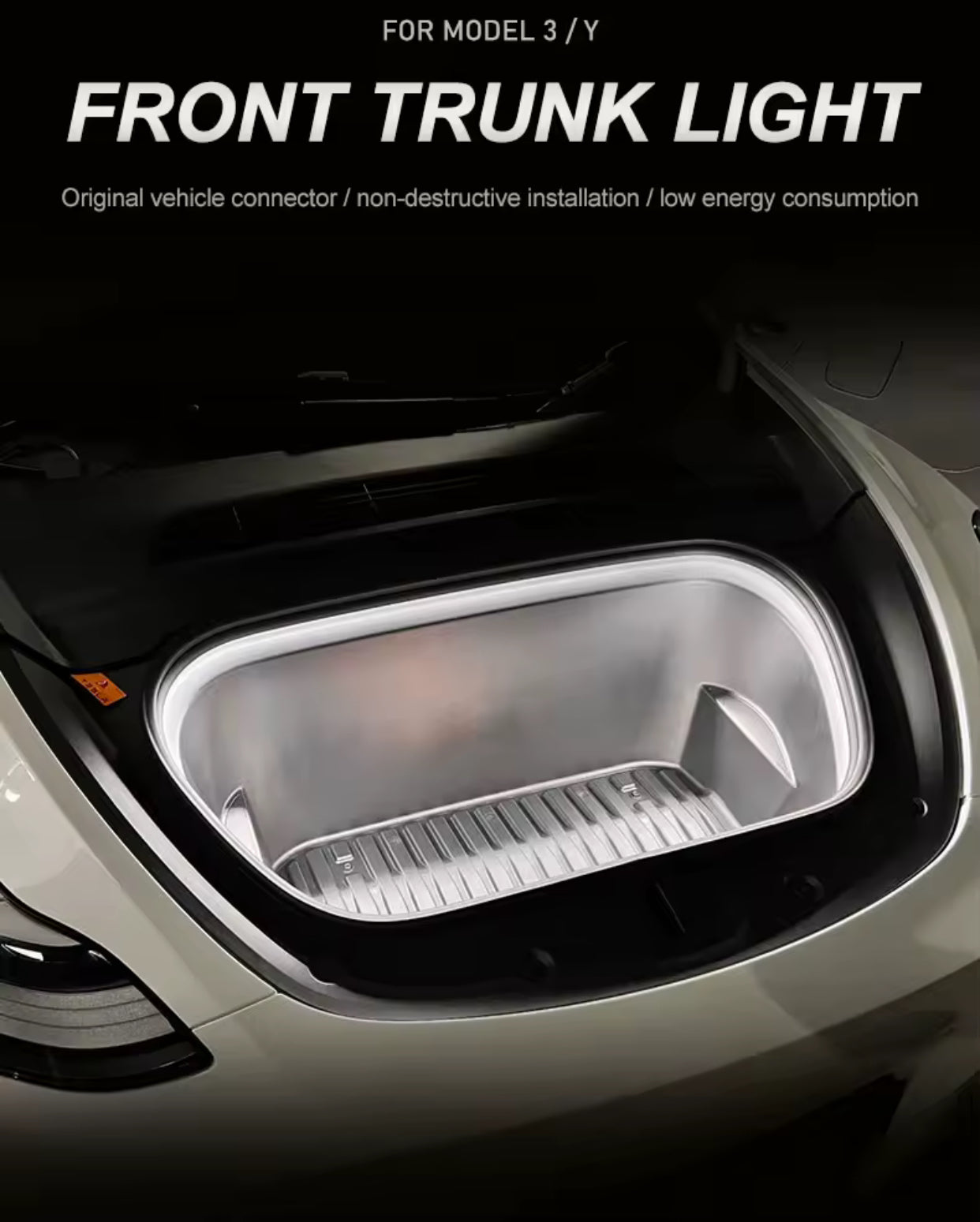 Éclairage coffre frunk modèle 3 et modèle y