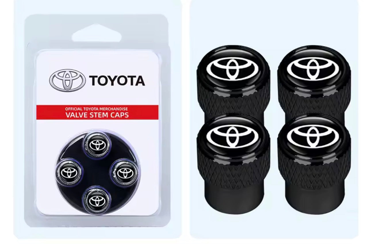 Bouchons de valves logo marque x4