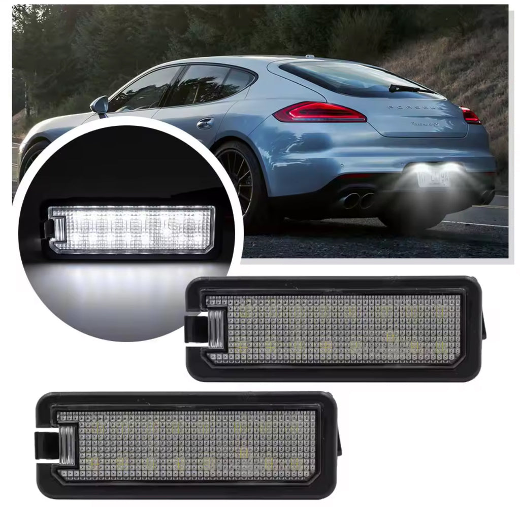 Éclairage plaque LED CANBUS ANTI ERREUR Porsche Macan panamera Boxter x2